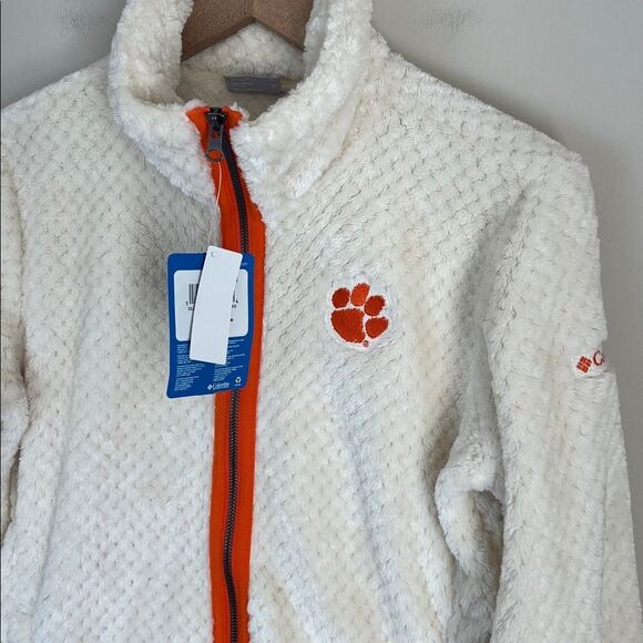 NWT Clemson Tigers Women's Columbia Sherpa Full Zip Jacket Sz Medium - Picture 3 of 10